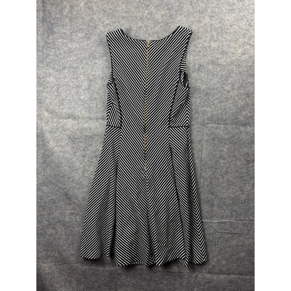Banana Republic Dress Size 10 Striped Knee Length A-Line Classic Preppy French - Picture 6 of 9